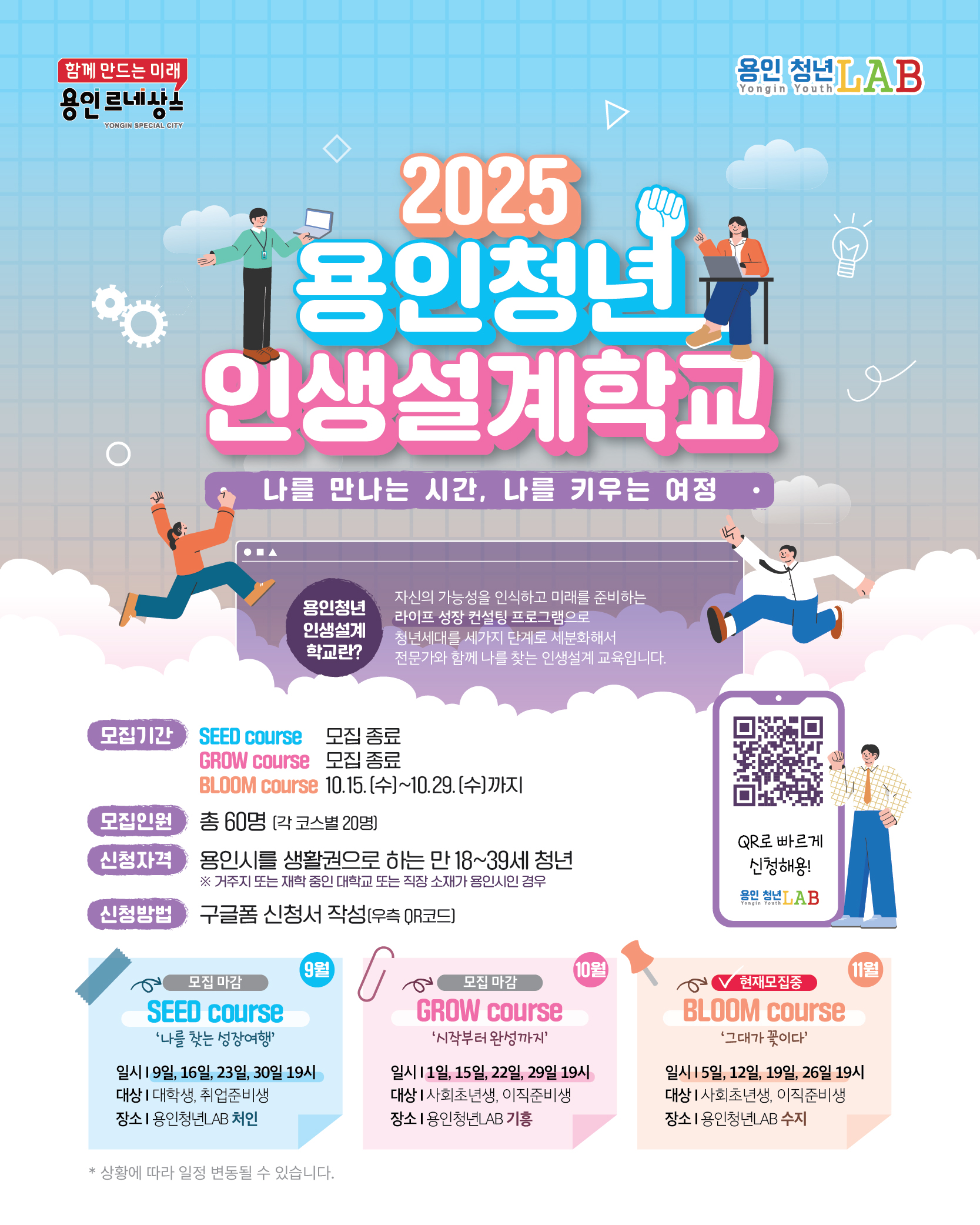 2025용인청년인생설계학교 BLOOM카드뉴스 800×1000px v1001